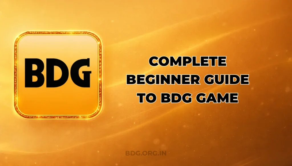 Complete Beginner Guide To BDG Game